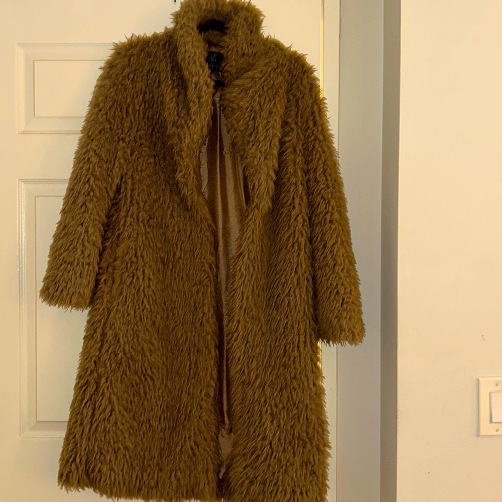Long Faux Fur Jacket